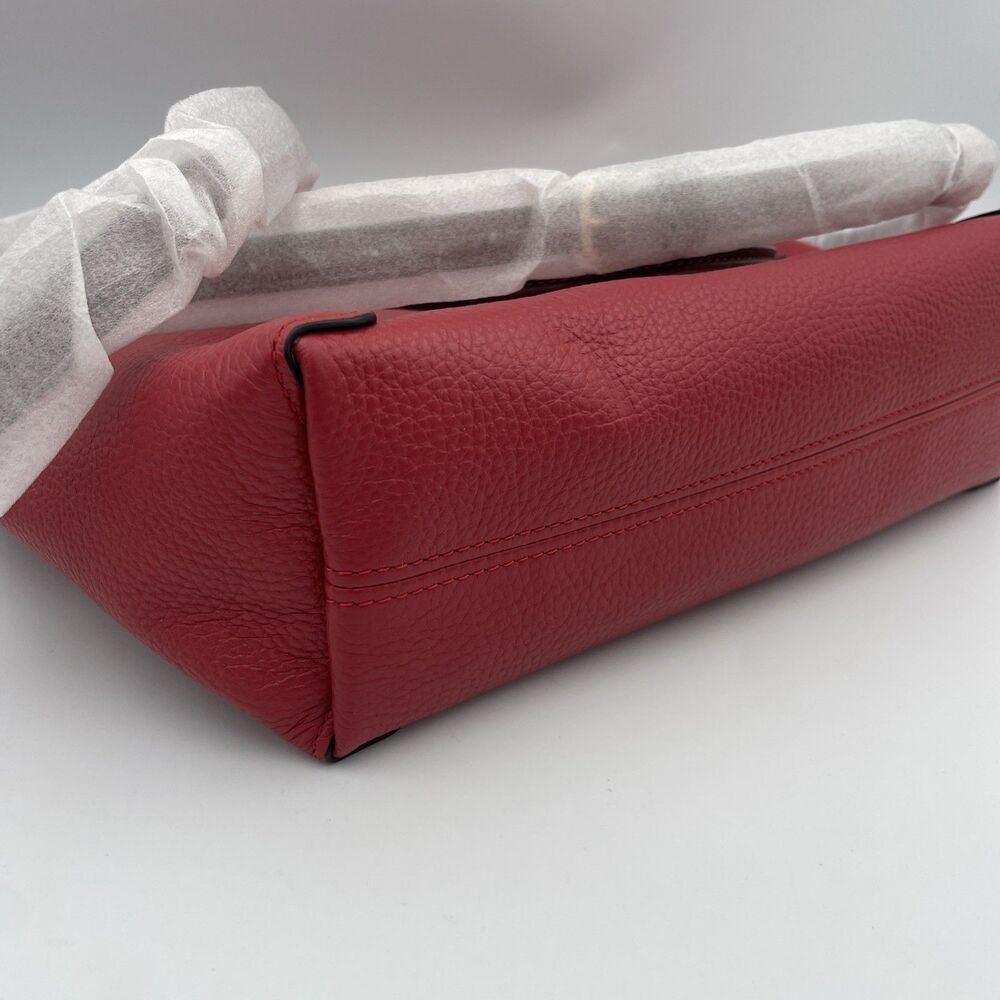 COACH Kacey Satchel In Colorblock - C6841 Red NEW - Picture 11 of 12